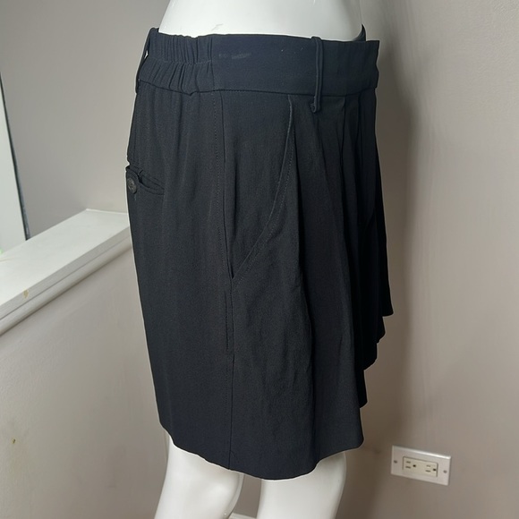 Isabel Marant Sz 42 Elastic Waist Mini Skirt Front and Back Pockets Belt Loops - Picture 2 of 8